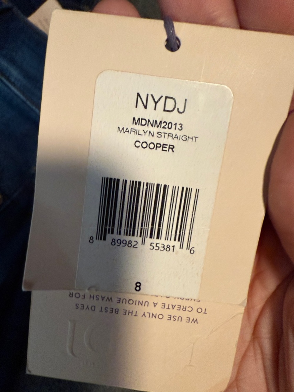 NYDJ Marylin Straight jeans, NWT, 8 - Picture 2 of 10